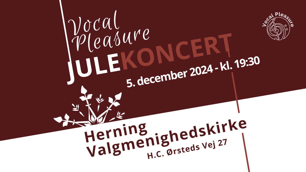 Kom til årets julekoncert 2024 i Herning Valgmenighedskirke