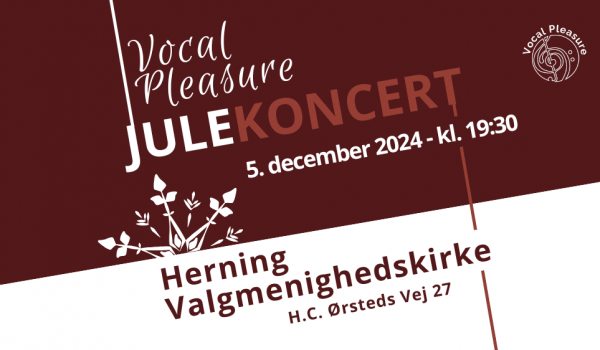 Kom til årets julekoncert 2024 i Herning Valgmenighedskirke